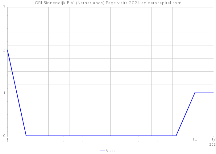 ORI Binnendijk B.V. (Netherlands) Page visits 2024 