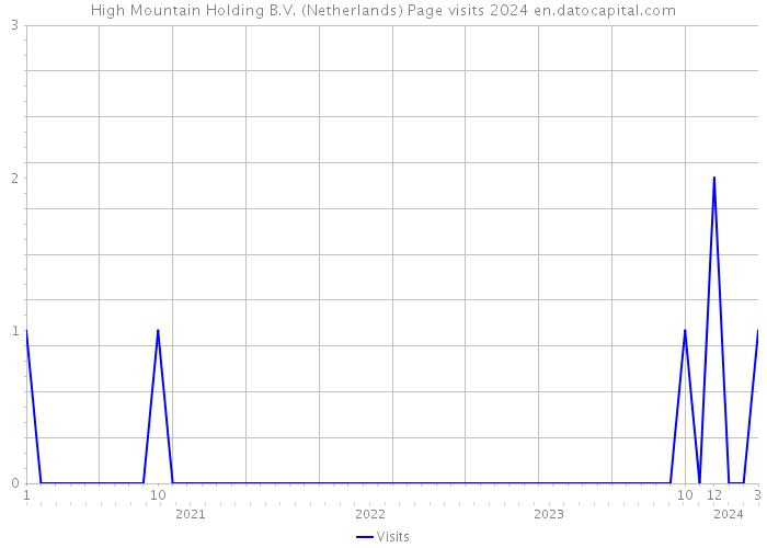 High Mountain Holding B.V. (Netherlands) Page visits 2024 