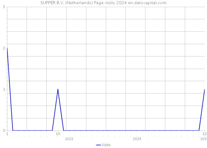 SUPPER B.V. (Netherlands) Page visits 2024 