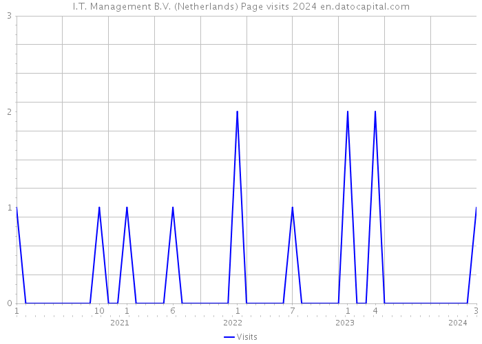 I.T. Management B.V. (Netherlands) Page visits 2024 