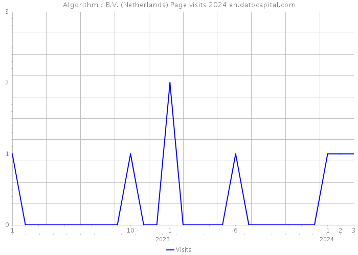 Algorithmic B.V. (Netherlands) Page visits 2024 