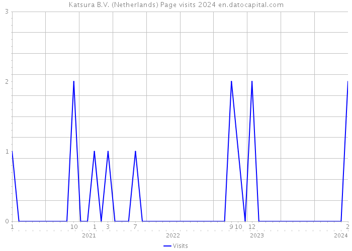Katsura B.V. (Netherlands) Page visits 2024 