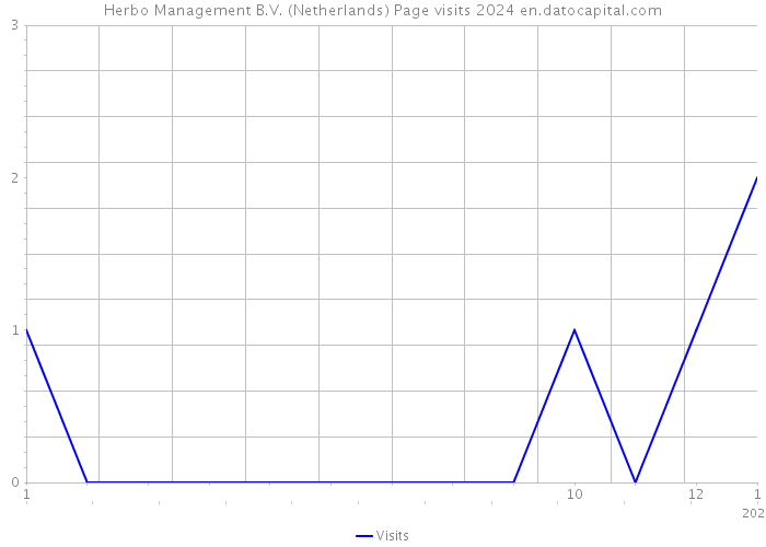Herbo Management B.V. (Netherlands) Page visits 2024 