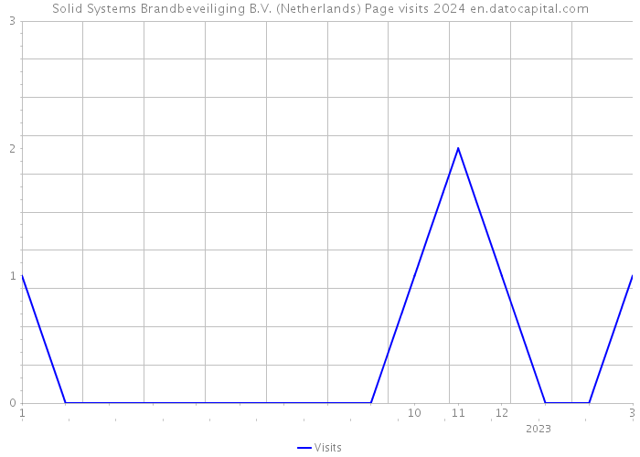 Solid Systems Brandbeveiliging B.V. (Netherlands) Page visits 2024 