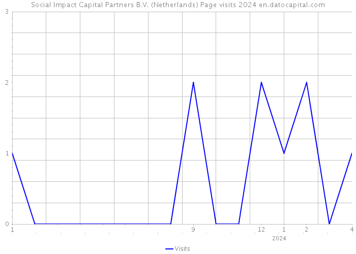 Social Impact Capital Partners B.V. (Netherlands) Page visits 2024 