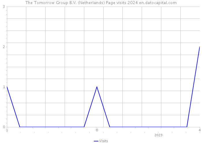 The Tomorrow Group B.V. (Netherlands) Page visits 2024 