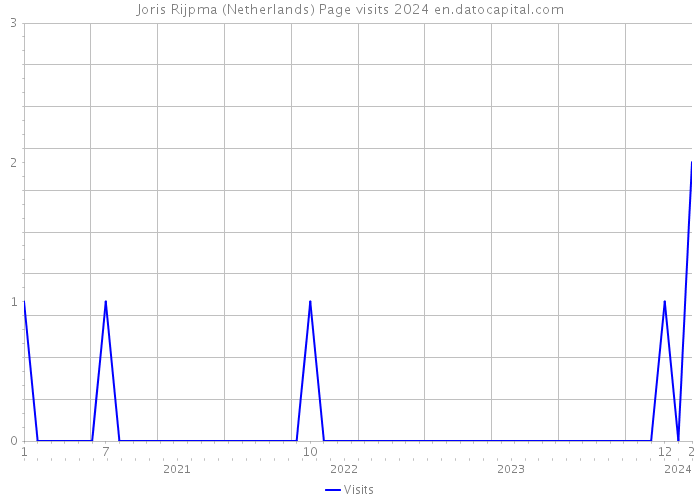 Joris Rijpma (Netherlands) Page visits 2024 