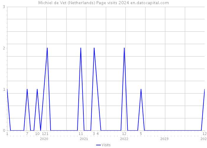 Michiel de Vet (Netherlands) Page visits 2024 