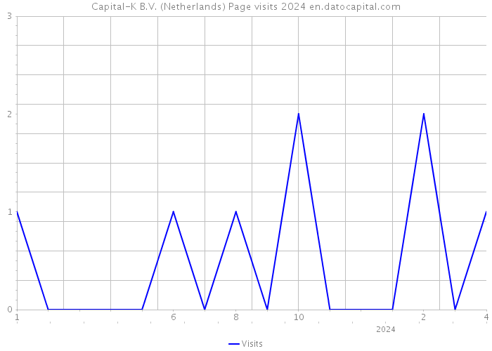 Capital-K B.V. (Netherlands) Page visits 2024 