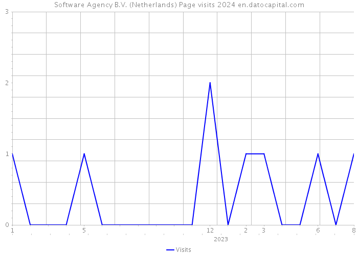Software Agency B.V. (Netherlands) Page visits 2024 