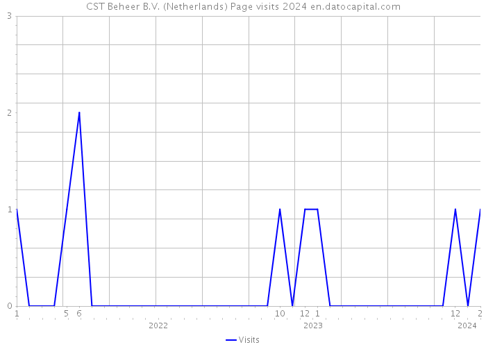 CST Beheer B.V. (Netherlands) Page visits 2024 