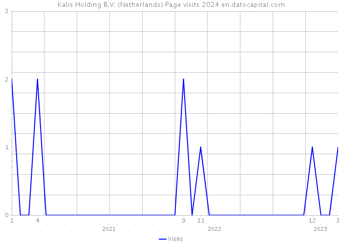 Kalis Holding B.V. (Netherlands) Page visits 2024 