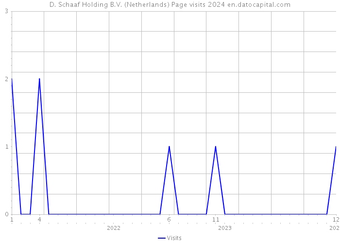 D. Schaaf Holding B.V. (Netherlands) Page visits 2024 