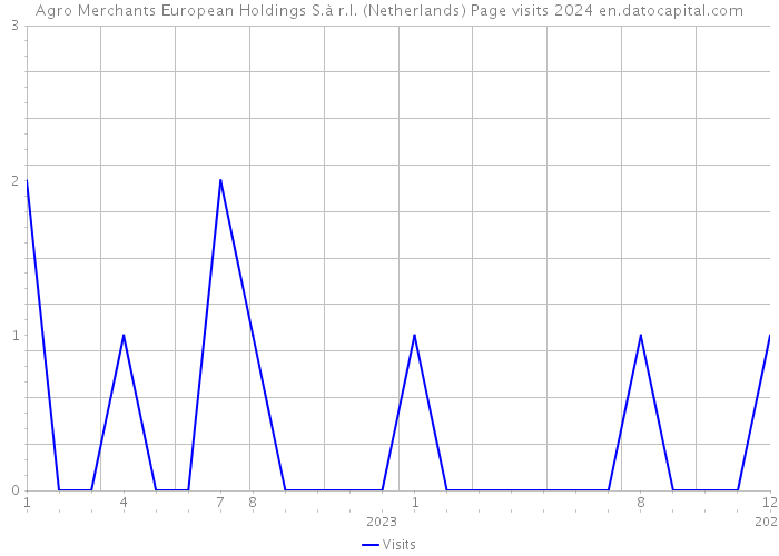 Agro Merchants European Holdings S.à r.l. (Netherlands) Page visits 2024 