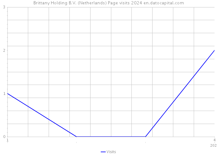 Brittany Holding B.V. (Netherlands) Page visits 2024 