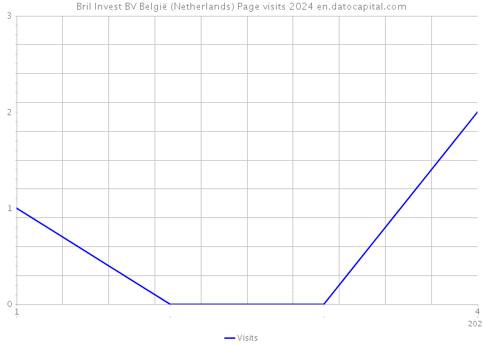 Bril Invest BV België (Netherlands) Page visits 2024 