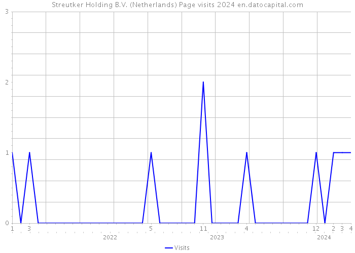 Streutker Holding B.V. (Netherlands) Page visits 2024 