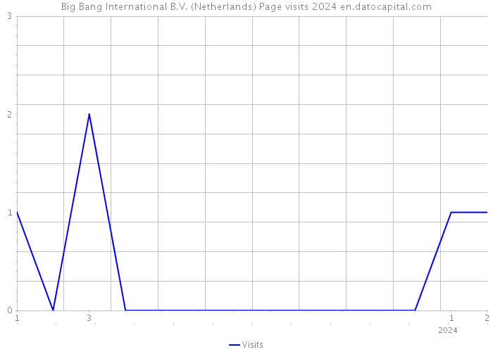 Big Bang International B.V. (Netherlands) Page visits 2024 