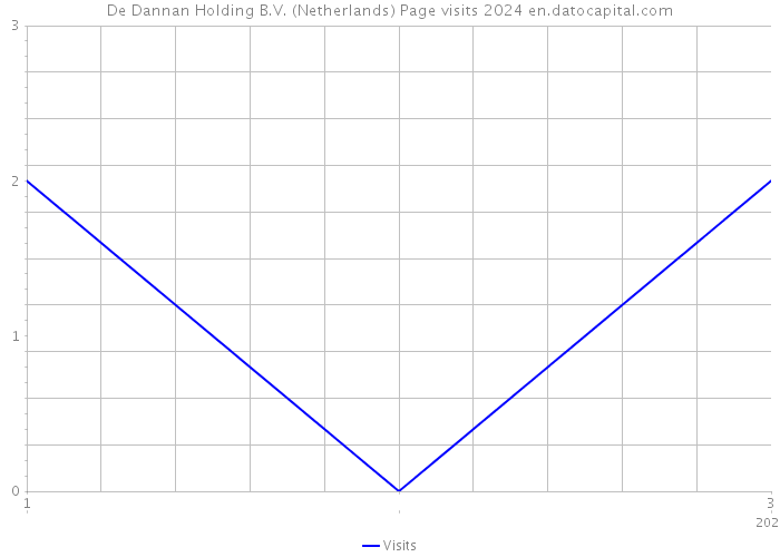 De Dannan Holding B.V. (Netherlands) Page visits 2024 