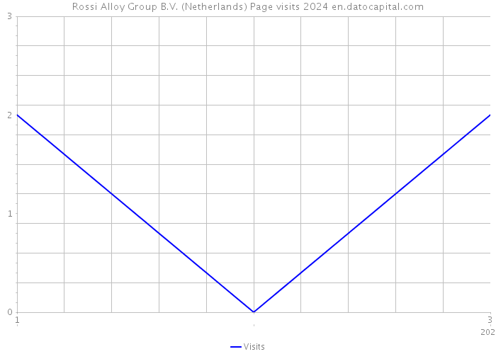 Rossi Alloy Group B.V. (Netherlands) Page visits 2024 