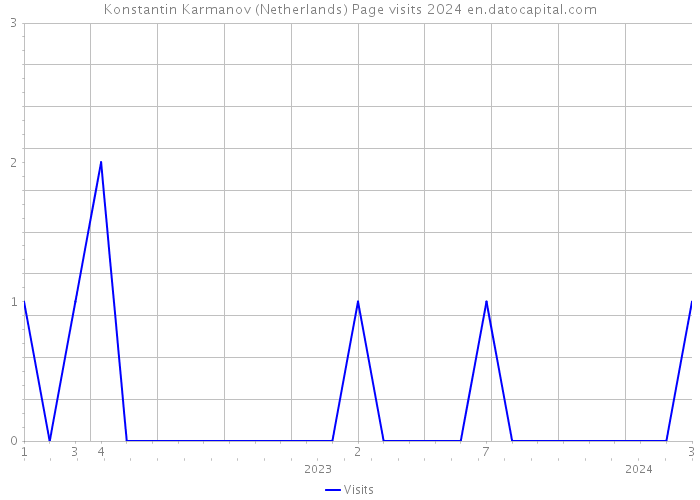 Konstantin Karmanov (Netherlands) Page visits 2024 
