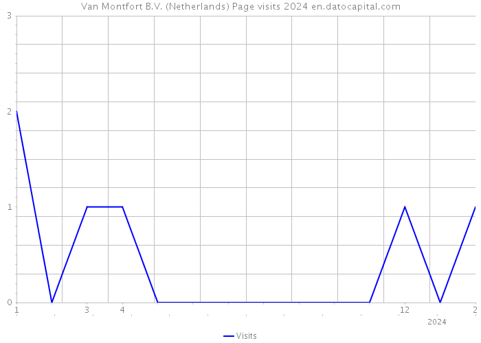 Van Montfort B.V. (Netherlands) Page visits 2024 