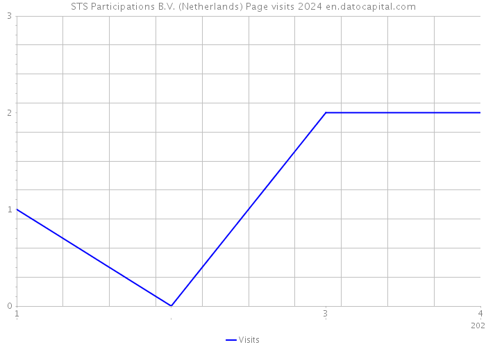 STS Participations B.V. (Netherlands) Page visits 2024 