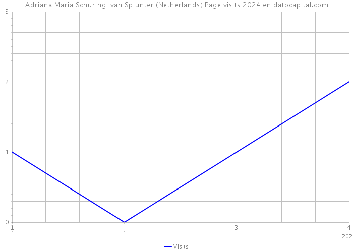 Adriana Maria Schuring-van Splunter (Netherlands) Page visits 2024 