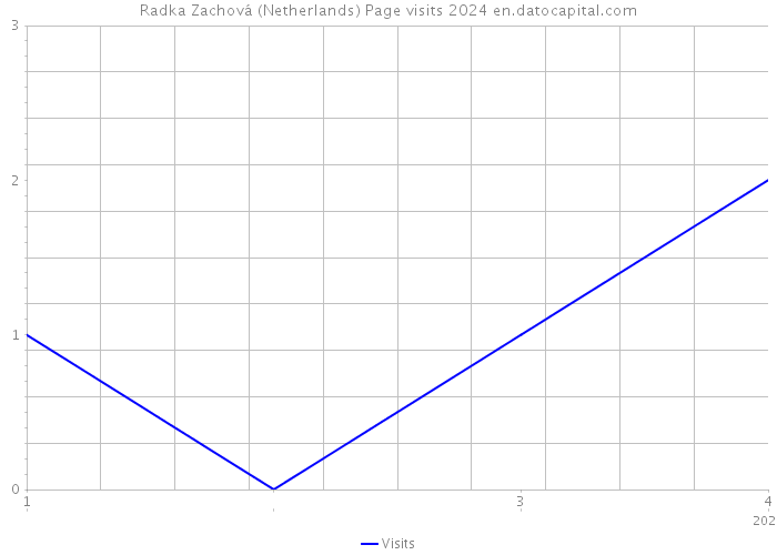 Radka Zachová (Netherlands) Page visits 2024 