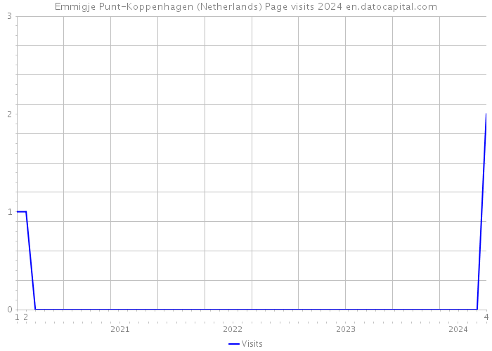 Emmigje Punt-Koppenhagen (Netherlands) Page visits 2024 