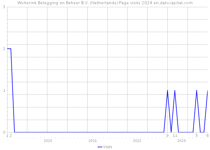 Wolterink Belegging en Beheer B.V. (Netherlands) Page visits 2024 