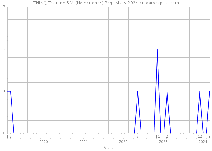 THINQ Training B.V. (Netherlands) Page visits 2024 