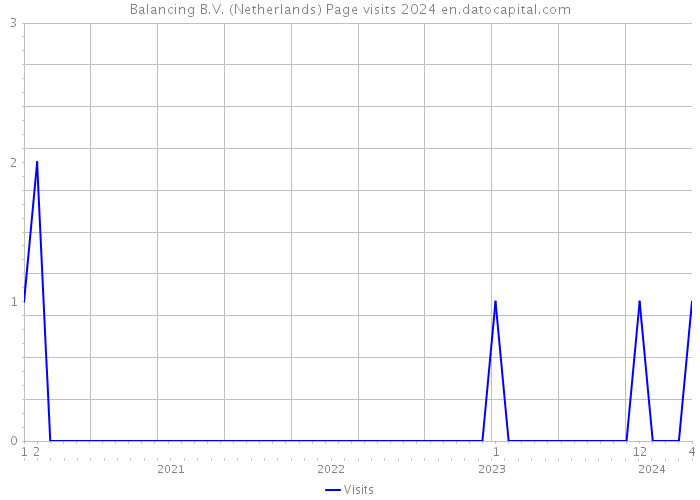 Balancing B.V. (Netherlands) Page visits 2024 