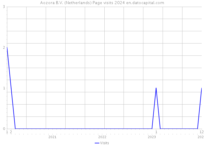 Aozora B.V. (Netherlands) Page visits 2024 