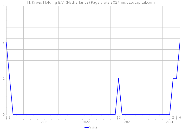 H. Kroes Holding B.V. (Netherlands) Page visits 2024 