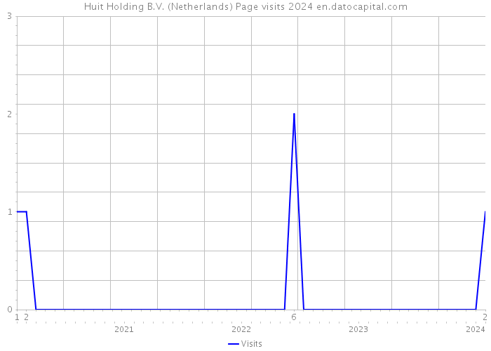 Huit Holding B.V. (Netherlands) Page visits 2024 