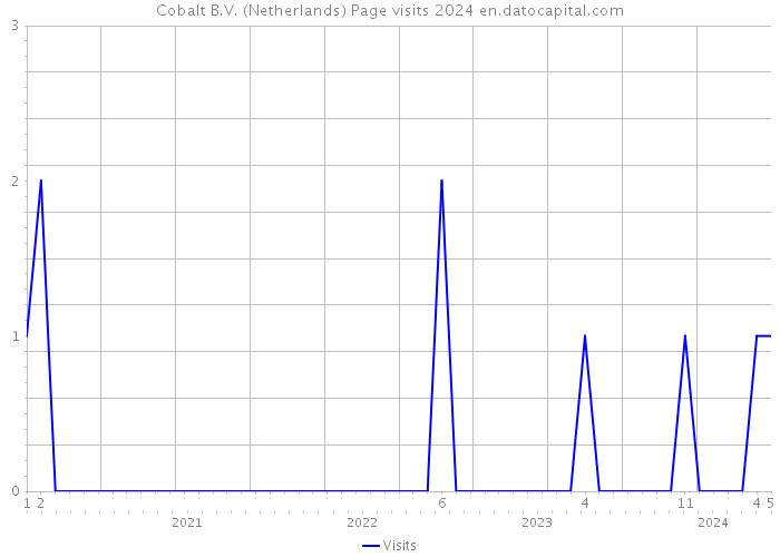 Cobalt B.V. (Netherlands) Page visits 2024 