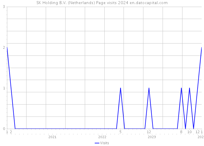 SK Holding B.V. (Netherlands) Page visits 2024 