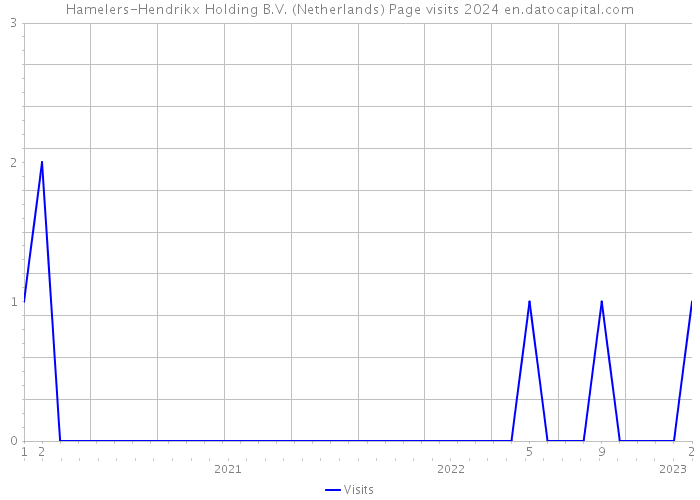 Hamelers-Hendrikx Holding B.V. (Netherlands) Page visits 2024 