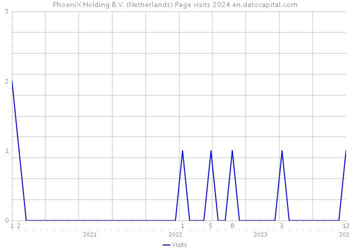 PhoeniX Holding B.V. (Netherlands) Page visits 2024 