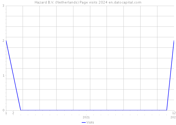 Hazard B.V. (Netherlands) Page visits 2024 