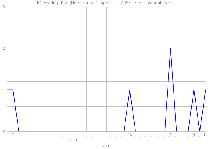 BC Holding B.V. (Netherlands) Page visits 2024 