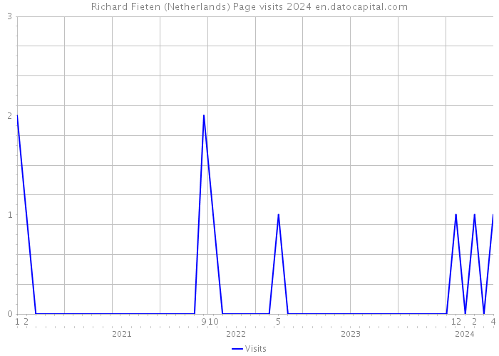 Richard Fieten (Netherlands) Page visits 2024 
