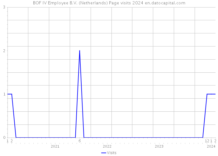 BOF IV Employee B.V. (Netherlands) Page visits 2024 