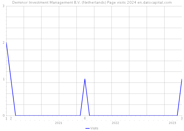 Deminor Investment Management B.V. (Netherlands) Page visits 2024 