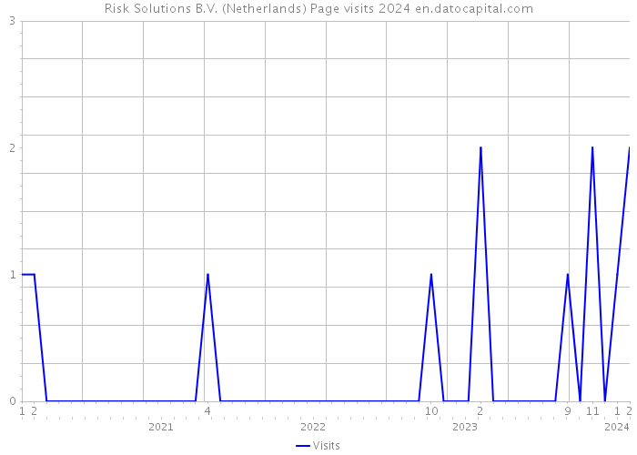 Risk Solutions B.V. (Netherlands) Page visits 2024 