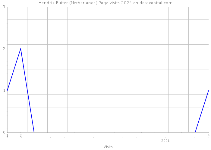Hendrik Buiter (Netherlands) Page visits 2024 