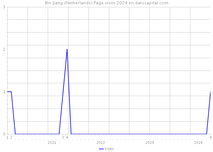Bin Jiang (Netherlands) Page visits 2024 