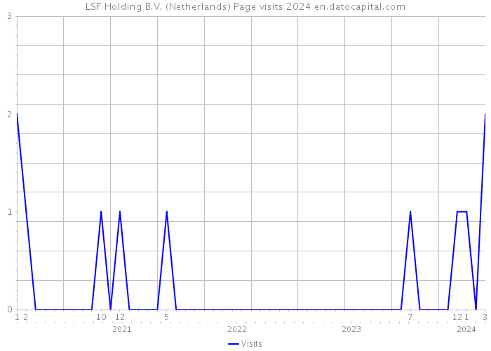 LSF Holding B.V. (Netherlands) Page visits 2024 