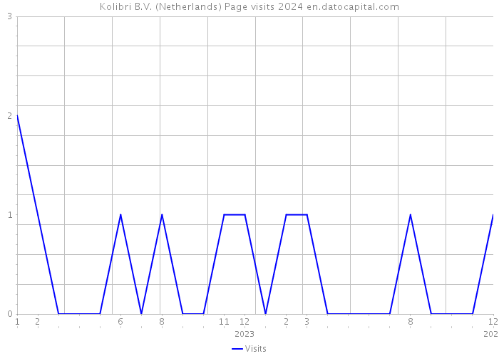 Kolibri B.V. (Netherlands) Page visits 2024 